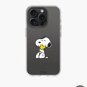 RHINOSHIELD x Snoopy Clear iPhone 15‎ pro case